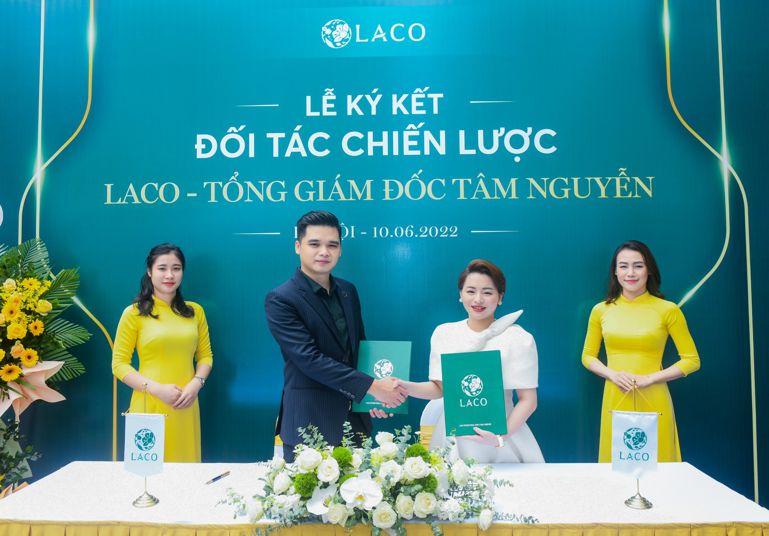 Chúc mừng TGĐ. Tâm Nguyễn trở thành đối tác chiến lược quan trọng của Công ty Cổ phần Quốc tế Laco